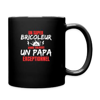 PAPA BRICOLEUR - Mug uni - noir - Droite