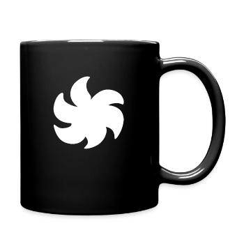 Plant Shape Symbol Symbol Flower - Full Colour Mug - black - Right