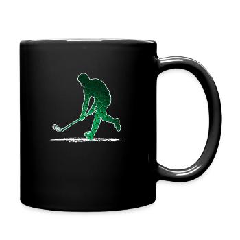 floorballer floorballspieler unihoc floorball - Tasse einfarbig - Schwarz - Rechts