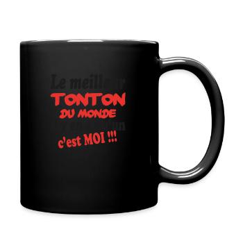Le meilleur TONTON du monde - Mug uni - noir - Droite