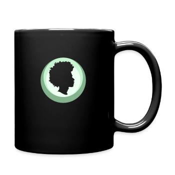 70s Funky - Tasse einfarbig - Schwarz - Rechts