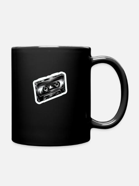 Band - Tasse einfarbig - Schwarz