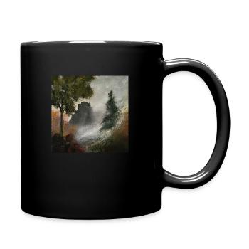 Mystik Valley - Tasse einfarbig - Schwarz - Rechts