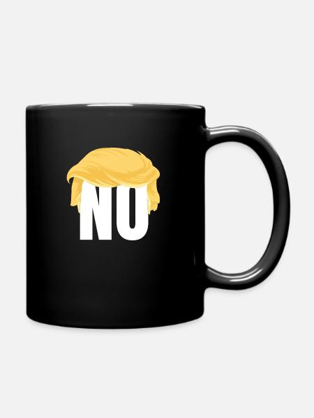 Anti  - pas de  - non  - Mug uni - noir