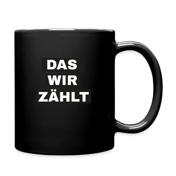 The us counts - Full Colour Mug - black - Right