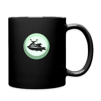 Jetski Jet Ski Wakeskating - Full Colour Mug - black - Right