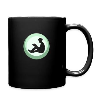 Bookworm Writing Book - Full Colour Mug - black - Right