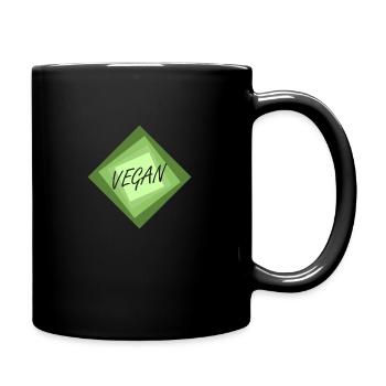 Vegan Organic - Full Colour Mug - black - Right