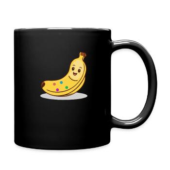 banana - Full Colour Mug - black - Right
