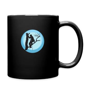 Baumklettern Ausrüstung Klettern - Tasse einfarbig - Schwarz - Rechts