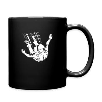 Skydiving Cool Skydiving Jump - Full Colour Mug - black - Right