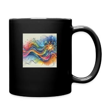 Good morning - Full Colour Mug - black - Right