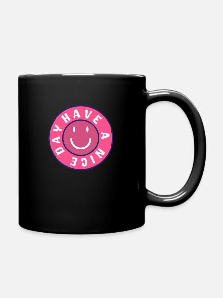 Have a nice day pinky - Full Colour Mug - black