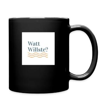 Watt Willste - Tasse einfarbig - Schwarz - Rechts
