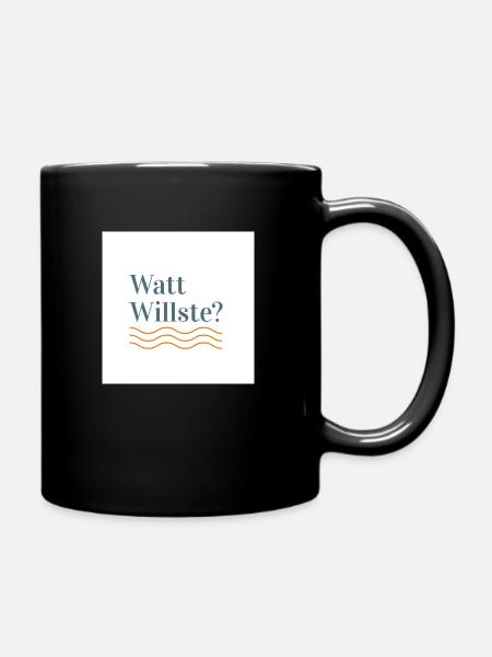 Watt Willste - Tasse einfarbig - Schwarz