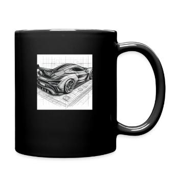 Blueprint 2 - Full Colour Mug - black - Right