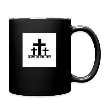 Jesus is the way - Full Colour Mug - black - Right
