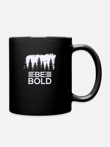 Waldmut - Tasse einfarbig - Schwarz