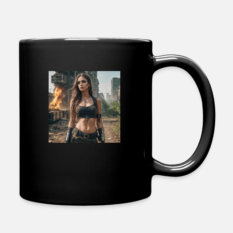 Apocalypse woman - Full Colour Mug - black