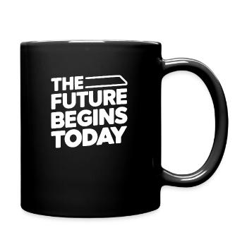 back to school - Full Colour Mug - black - Right