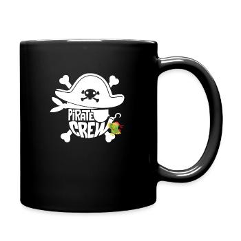 Pirate Birthday Party Group Shirt Buccaneers - Full Colour Mug - black - Right