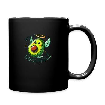holy cucamole, Avocado - Tasse einfarbig - Schwarz - Rechts