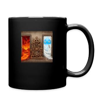 MUSS ICH ES IHNEN ERKLÄREN...? - Tasse einfarbig - Schwarz - Rechts
