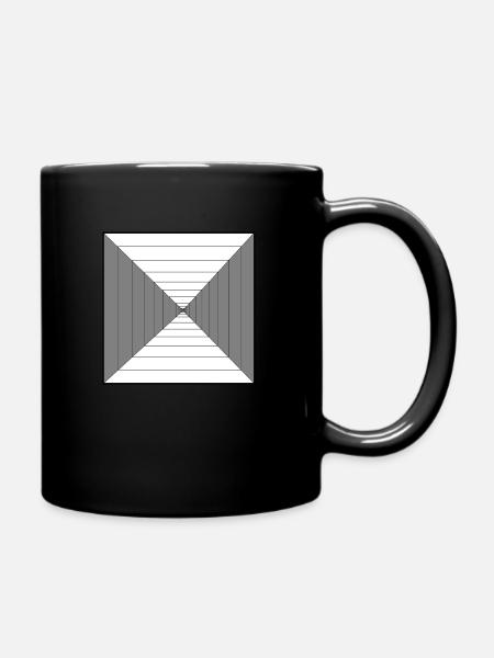 Illusion - Tasse einfarbig - Schwarz