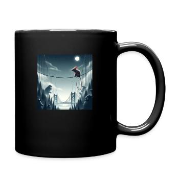 MUSS ICH ES IHNEN ERKLÄREN...? - Tasse einfarbig - Schwarz - Rechts