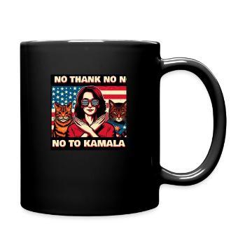 Cats say NO - Full Colour Mug - black - Right