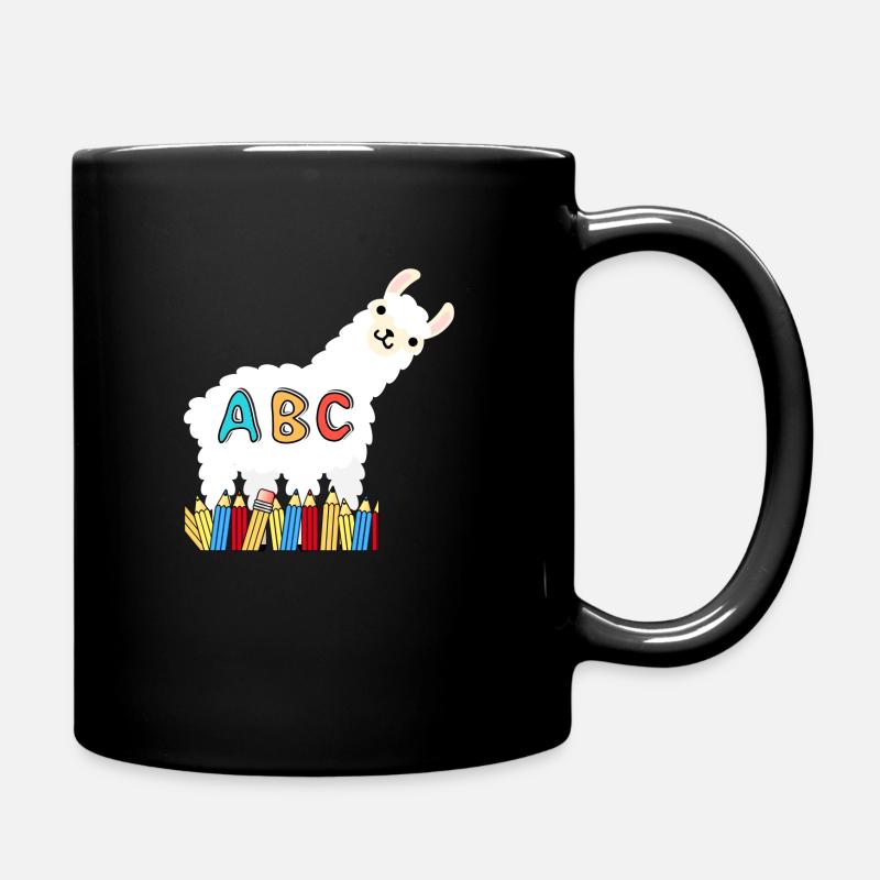 AlpacaABC - Tasse einfarbig - Schwarz