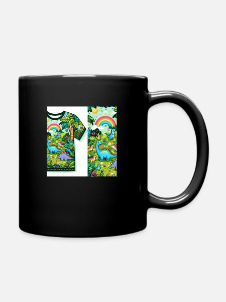 Kinder Design Set - Tasse einfarbig - Schwarz