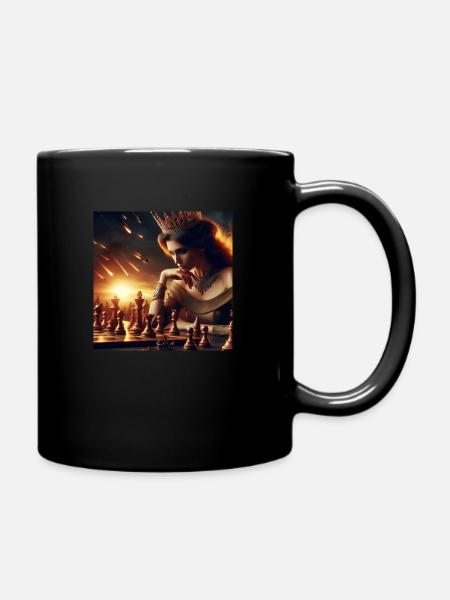 La reine des échecs - Mug uni - noir