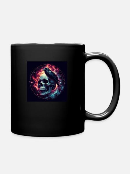 Skull & Rave - Tasse einfarbig - Schwarz