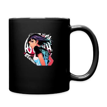 "Vibe Shift: Elevate Your Style with Dynamic - Full Colour Mug - black - Right