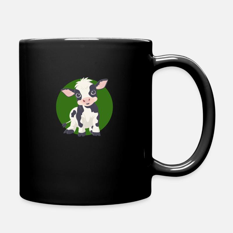 Kuh Kühe - Tasse einfarbig - Schwarz