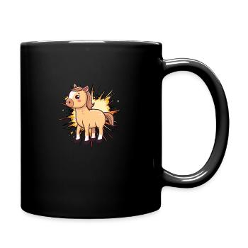 Horses Horse Head - Full Colour Mug - black - Right