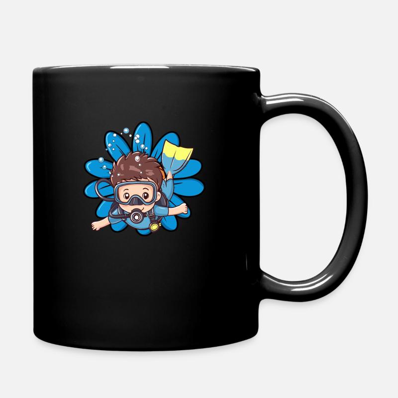 Plongée sous-marine - Mug uni - noir
