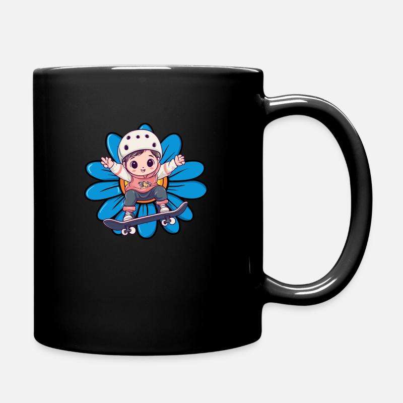 Skate Skater Skateboard - Mug uni - noir
