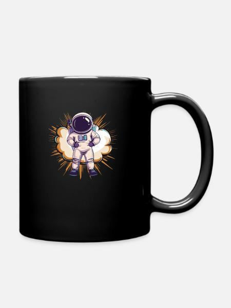 Astronaute Astronaute Astronaute Espace - Mug uni - noir