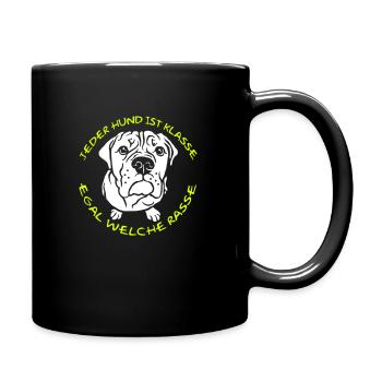 Tous les chiens sont géniaux - Bulldog - Mug uni - noir - Droite