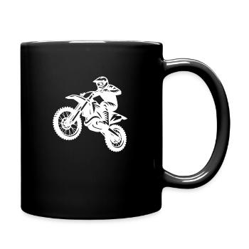 Enduro Hobby Motorsport Machine tout-terrain en saut - Mug uni - noir - Droite
