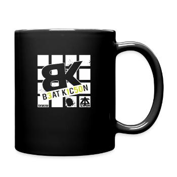 White BK Wear - Tasse einfarbig - Schwarz - Rechts