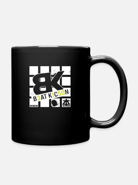 White BK Wear - Tasse einfarbig - Schwarz