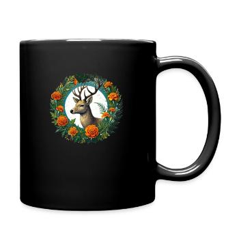 Bock - Tasse einfarbig - Schwarz - Rechts