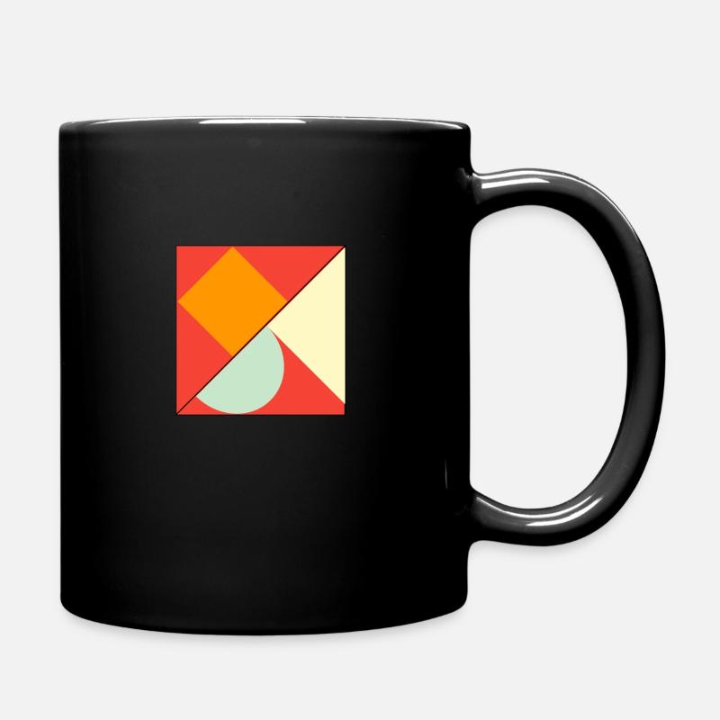 Mosaïque_color - Full Colour Mug - black