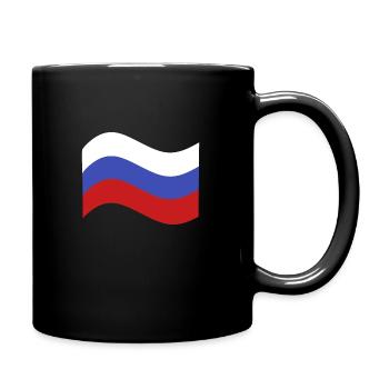 Drapeau de la Russie - Mug uni - noir - Droite