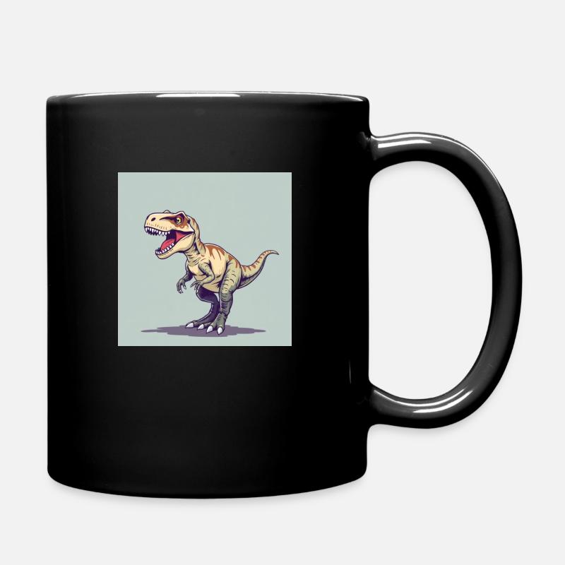 Dino - Tasse einfarbig - Schwarz