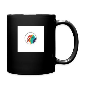 Lippen - Tasse einfarbig - Schwarz - Rechts
