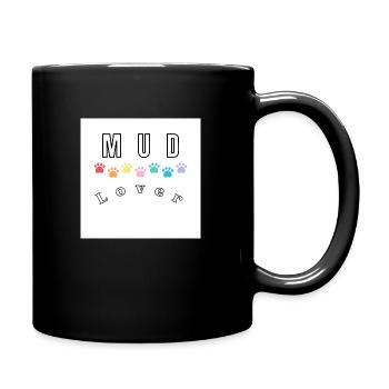 Schmutzige Hunde - Tasse einfarbig - Schwarz - Rechts